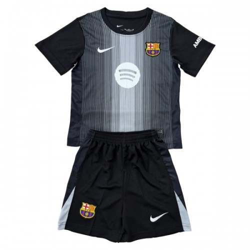 Conjunto/Equipación Portero FC Barcelona Niño 2025-26 Negra Conjunto/Equipación Portero FC Barcelona Niño 2025-26 Negra