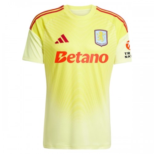 Camiseta Portero Aston Villa 2025-26 Amarilla Camiseta Portero Aston Villa 2025-26 Amarilla