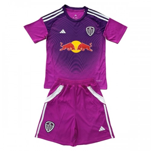 Conjunto/Equipación Portero Leeds United Purple Version Niño 2025-26 Conjunto/Equipación Portero Leeds United Purple Version Niño 2025-26