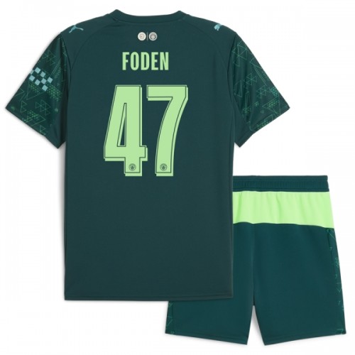 Conjunto/Equipación Manchester City Foden 47 Niño Cuarta EA Sport 2025-26 Conjunto/Equipación Manchester City Foden 47 Niño Cuarta EA Sport 2025-26