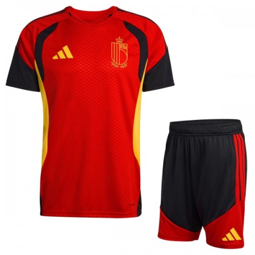 Bélgica Niño Camiseta De Entrenamiento Copa Mundial 2026 Roja Bélgica Niño Camiseta De Entrenamiento Copa Mundial 2026 Roja