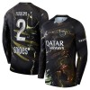 Camiseta Paris Saint-Germain Hakimi 2 Night Edition 2025-26 - Manga Larga
