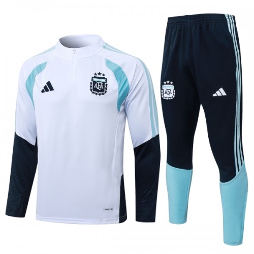 Argentina Sudadera De Entrenamiento 1/4-Zip 2026-27 Blanca Argentina Sudadera De Entrenamiento 1/4-Zip 2026-27 Blanca