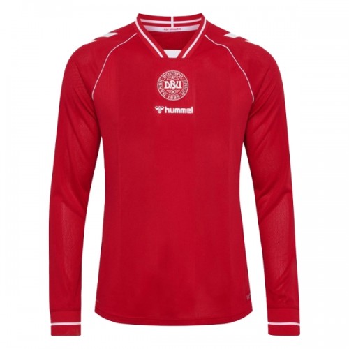 Camiseta Dinamarca Primera Copa Mundial 2026 - Manga Larga Camiseta Dinamarca Primera Copa Mundial 2026 - Manga Larga