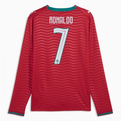 Camiseta Portugal Ronaldo 7 Primera Copa Mundial 2026 - Manga Larga Camiseta Portugal Ronaldo 7 Primera Copa Mundial 2026 - Manga Larga