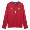 Camiseta Portugal Ronaldo 7 Primera Copa Mundial 2026 - Manga Larga