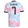 Camiseta Bélgica De Bruyne 7 Segunda Copa Mundial 2026