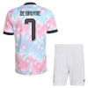 Conjunto/Equipación Bélgica De Bruyne 7 Niño Segunda Copa Mundial 2026