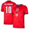 Camiseta Inglaterra Bellingham 10 Segunda Copa Mundial 2026 Camiseta Inglaterra Bellingham 10 Segunda Copa Mundial 2026