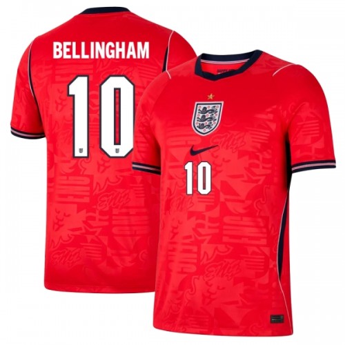 Camiseta Inglaterra Bellingham 10 Segunda Copa Mundial 2026 Camiseta Inglaterra Bellingham 10 Segunda Copa Mundial 2026