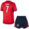 Conjunto/Equipación Inglaterra Saka 7 Niño Segunda Copa Mundial 2026