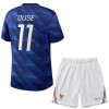 Conjunto/Equipación Francia Olise 11 Niño Primera Copa Mundial 2026