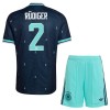 Conjunto/Equipación Alemania Rudiger 2 Niño Segunda Copa Mundial 2026