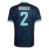 Conjunto/Equipación Alemania Rudiger 2 Niño Segunda Copa Mundial 2026