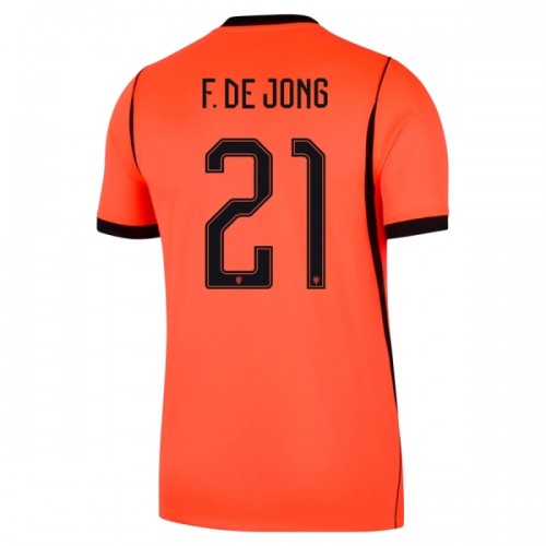 Camiseta Países Bajos Frenkie de Jong 21 Primera Copa Mundial 2026 Camiseta Países Bajos Frenkie de Jong 21 Primera Copa Mundial 2026