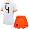 Conjunto/Equipación Países Bajos Virgil 4 Niño Segunda Copa Mundial 2026
