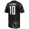 Camiseta Canadá J. David 10 Segunda Copa Mundial 2026