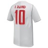 Camiseta Canadá J. David 10 Tercera Copa Mundial 2026