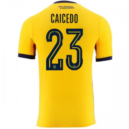 Camiseta Ecuador Caicedo 23 Primera Copa Mundial 2026 Camiseta Ecuador Caicedo 23 Primera Copa Mundial 2026