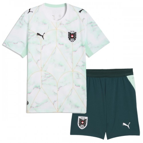 Conjunto/Equipación Austria Niño Segunda Copa Mundial 2026 Conjunto/Equipación Austria Niño Segunda Copa Mundial 2026