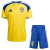 Conjunto/Equipación Suecia Niño Primera Copa Mundial 2026 Conjunto/Equipación Suecia Niño Primera Copa Mundial 2026