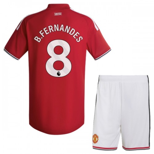 Conjunto/Equipación Manchester United B. Fernandes 8 Niño Primera 2026-27 Conjunto/Equipación Manchester United B. Fernandes 8 Niño Primera 2026-27