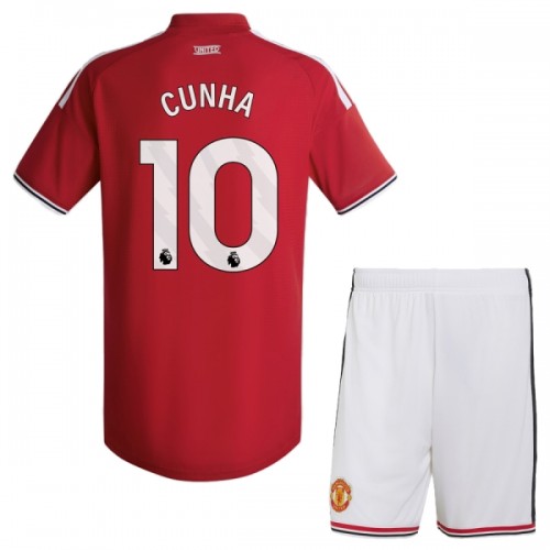 Conjunto/Equipación Manchester United Cunha 10 Niño Primera 2026-27 Conjunto/Equipación Manchester United Cunha 10 Niño Primera 2026-27