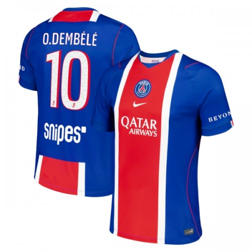 Camiseta Paris Saint-Germain O. Dembele 10 Primera 2026-27 Camiseta Paris Saint-Germain O. Dembele 10 Primera 2026-27