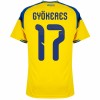 Camiseta Suecia Gyokeres 17 Primera Copa Mundial 2026