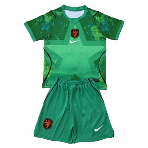 Conjunto/Equipación Portero Países Bajos Niño Segunda Copa Mundial 2026 Conjunto/Equipación Portero Países Bajos Niño Segunda Copa Mundial 2026