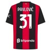 Camiseta AC Milan Pavlovic 31 Primera 2026-27