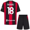 Conjunto/Equipación AC Milan Nkunku 18 Niño Primera 2026-27 Conjunto/Equipación AC Milan Nkunku 18 Niño Primera 2026-27