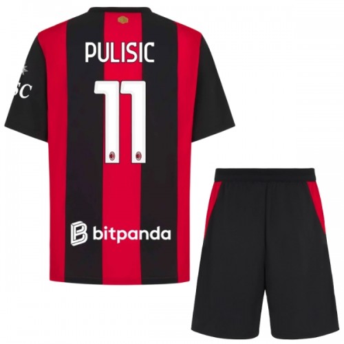 Conjunto/Equipación AC Milan Pulisic 11 Niño Primera 2026-27 Conjunto/Equipación AC Milan Pulisic 11 Niño Primera 2026-27