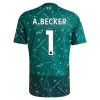 Camiseta Portero Liverpool A. Becker 1 Primera 2026-27 Verde Camiseta Portero Liverpool A. Becker 1 Primera 2026-27 Verde