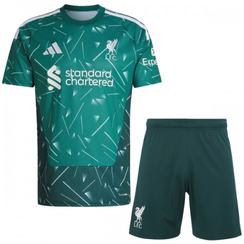 Conjunto/Equipación Portero Liverpool Niño Primera 2026-27 Verde Conjunto/Equipación Portero Liverpool Niño Primera 2026-27 Verde