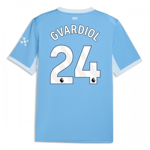 Camiseta Manchester City Gvardiol 24 Primera 2026-27 Camiseta Manchester City Gvardiol 24 Primera 2026-27