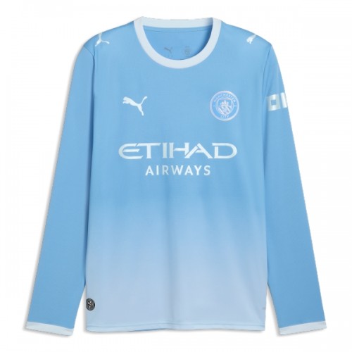 Camiseta Manchester City Primera 2026-27 - Manga Larga Camiseta Manchester City Primera 2026-27 - Manga Larga