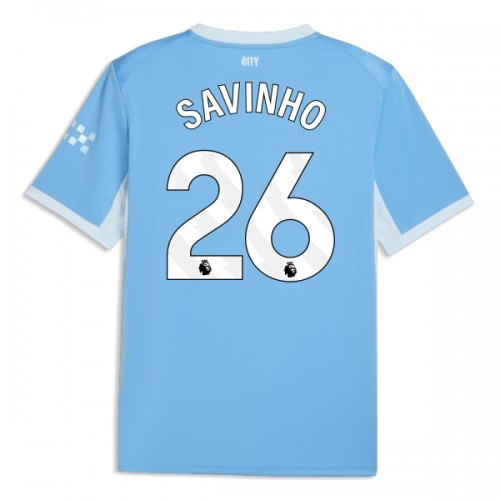 Camiseta Manchester City Savinho 26 Primera 2026-27 Camiseta Manchester City Savinho 26 Primera 2026-27