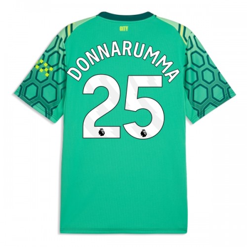 Camiseta Portero Manchester City Donnarumma 25 Primera 2026-27 Verde Camiseta Portero Manchester City Donnarumma 25 Primera 2026-27 Verde