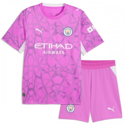 Conjunto/Equipación Portero Manchester City Niño Segunda 2026-27 Rosa Conjunto/Equipación Portero Manchester City Niño Segunda 2026-27 Rosa