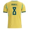 Camiseta Brasil Bruno Guimaraes 8 Primera Copa Mundial 2026