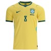 Camiseta Brasil Bruno Guimaraes 8 Primera Copa Mundial 2026