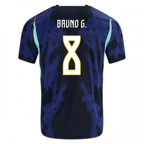 Camiseta Brasil Bruno Guimaraes 8 Segunda Copa Mundial 2026 Camiseta Brasil Bruno Guimaraes 8 Segunda Copa Mundial 2026