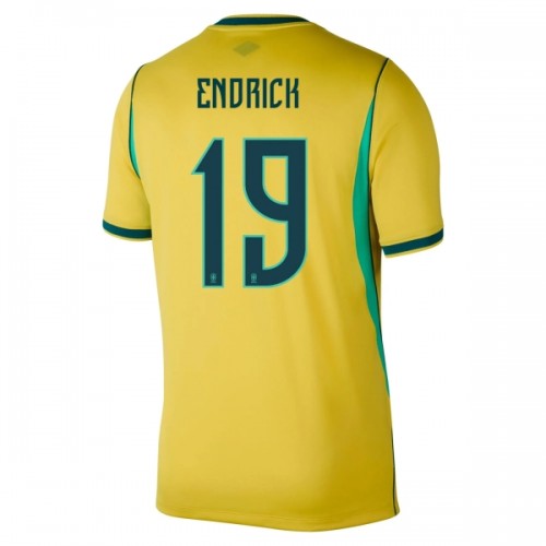 Camiseta Brasil Endrick 19 Primera Copa Mundial 2026 Camiseta Brasil Endrick 19 Primera Copa Mundial 2026