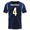 Camiseta Brasil Marquinhos 4 Segunda Copa Mundial 2026