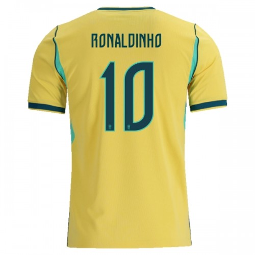 Camiseta Brasil Ronaldinho 10 Primera Copa Mundial 2026 Camiseta Brasil Ronaldinho 10 Primera Copa Mundial 2026