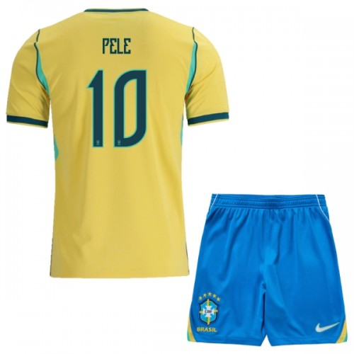 Conjunto/Equipación Brasil Pele 10 Niño Primera Copa Mundial 2026 Conjunto/Equipación Brasil Pele 10 Niño Primera Copa Mundial 2026