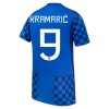 Camiseta Croacia Kramaric 9 Segunda Copa Mundial 2026 Camiseta Croacia Kramaric 9 Segunda Copa Mundial 2026