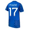 Camiseta Croacia P. Sucic 17 Segunda Copa Mundial 2026