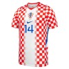 Camiseta Croacia Perišić 14 Primera Copa Mundial 2026